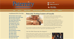 Desktop Screenshot of paternitycanada.com